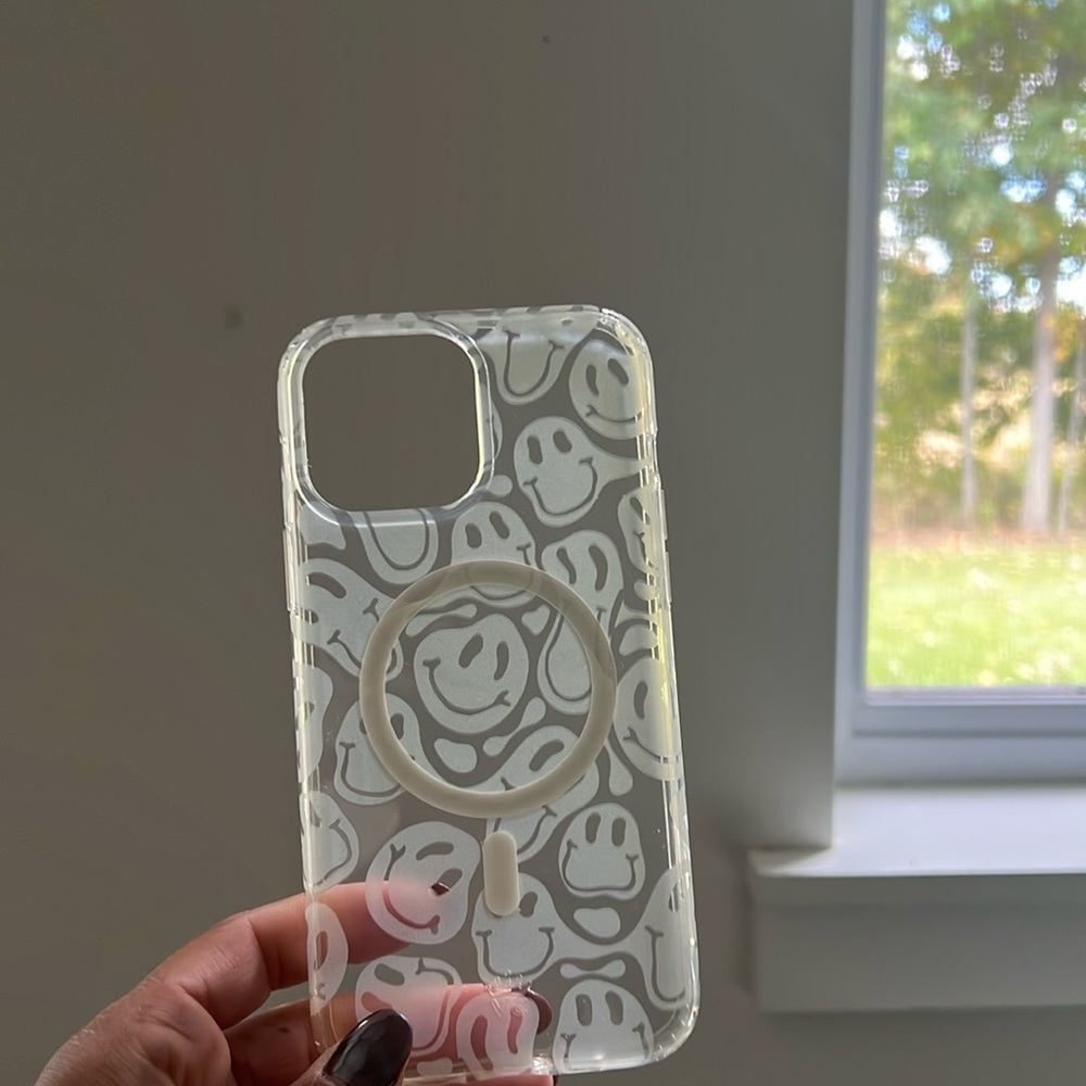 Velvet caviar smile face iPhone 13 Pro Max case